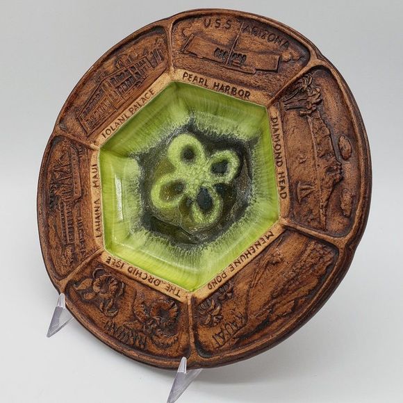 Treasure Craft of Hawaii Vintage Souvenir Ashtray or Decorative Dish - Picture 9 of 10